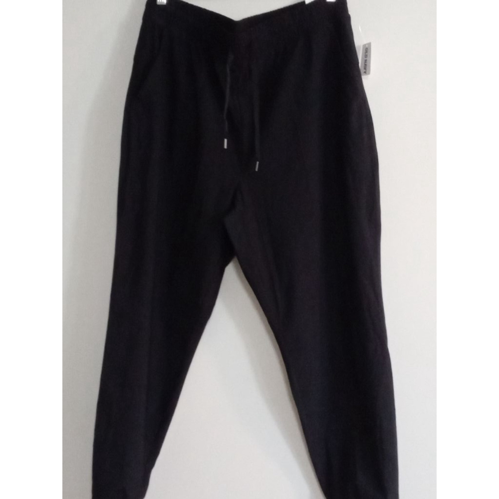 Women Old Navy high waist tall Jogging Pants Size L Black